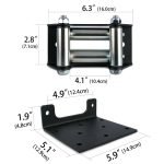 X-BULL 5000lb Electric Winch with 15m Steel Cable