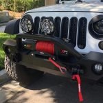 X-BULL 14,500-pound Winch with Synthetic Rope – With 2 x Black Gen 2.0 Recovery Tracks