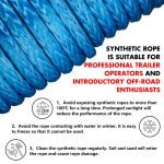 X-BULL 12,000-pound Winch with Synthetic Rope – With 4 x Black Gen 3.0 Recovery Tracks