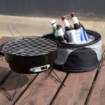 Havana Outdoors 2-IN-1 BBQ Grill Cooler Combo Set