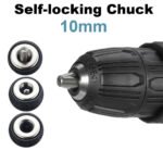 48V Heavy Duty Brushless Cordless Impact Hammer Drill with 2 Batteries