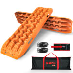 X-BULL 2 x Recovery Tracks with Mounting Bolts and Carry Bag – Orange
