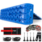 X-BULL 2 x Recovery Tracks with Mounting Bolts – Blue