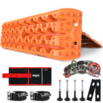 X-BULL 2 x Recovery Tracks with Mounting Bolts – Orange