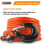 ZESUPER Synthetic Winch Rope Dyneema SK75 9.5MM X 30M