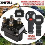 X-Bull Wireless Winch Controller Set with 2 x Controls and 500-Amp 12V Soleniod