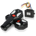X-Bull Wireless Winch Controller Set with 2 x Controls and 500-Amp 12V Soleniod