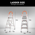4 Step Multi-Purpose Folding Aluminium Ladder