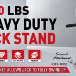 3.2T Weld-On Caravan/Trailer Jack Stand