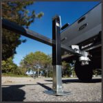3.2T Weld-On Caravan/Trailer Jack Stand