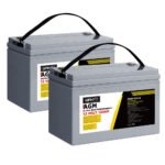 Giantz 120AH AGM Deep Cycle Battery x 2