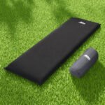 Weisshorn 9.5cm Self-Inflating Camping Mattress – Black