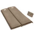 Weisshorn Double Self-Inflating Mattress, Coffee – 10cm thick