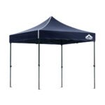 3x3m Instahut Pop-up Gazebo with Leg Weights – Navy Blue