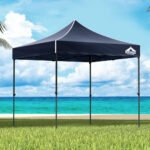 3x3m Instahut Pop-up Gazebo with Leg Weights – Navy Blue