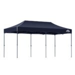 3x6m Instahut Pop-up Gazebo with Leg Weights – Navy Blue