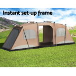 Weisshorm 3-Room 10-Person “Instant Up” Tent
