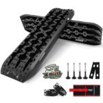 X-BULL Generation 3 Recovery Tracks – Black x 2 – With Mounting Pins