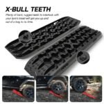 X-BULL Generation 3 Recovery Tracks – Black x 2 – With Mounting Pins