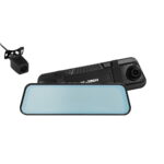 UL-Tech 1080p Front and Rear Dash Cam with 9.66″ Mirror