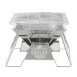 Grillz Stainless Steel Fire Pit / BBQ