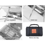 Grillz Stainless Steel Fire Pit / BBQ