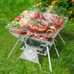 Grillz Stainless Steel Fire Pit / BBQ