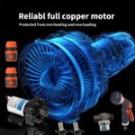 12V High-Pressure Water Pump 70PSI / 11.3L/m