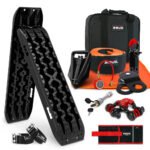 X-Bull Winch Recovery Kit with Gen. 3 Recovery Board – Black