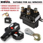 X-Bull 500-amp 12V Soleniod with Wireless  and Snatch Block