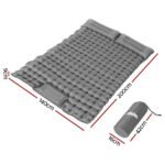 Weisshorn Self-Inflating Double Mattress – Grey