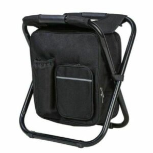Folding Backpack Chair - Black