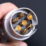 7-Pin Round Male and Female Trailer Plug Set