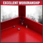 3-Tier Tool Trolley – Red