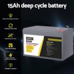 Giantz 12V 15AH Deep Cycle Battery