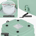 Devanti 8L Portable Washing Machine – Green