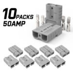50-amp Anderson-Style Connectors 6AWG x 10