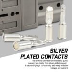 50-amp Anderson-Style Connectors 6AWG x 10