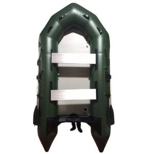 2.3m Inflatable Boat with Hard Air-Deck Floor - Green
