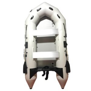 3.0m Inflatable Boat with Hard Air-Deck Floor - Grey