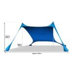 Wallaroo Beach Sunshade 2m X 2m – Blue