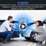 Front and Rear Triple Lens 1080P HD Dash Cam