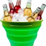 7L Collapsible Silicone Bucket – Green