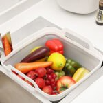 Collapsible Colander Storage Basket x 2