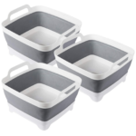 Collapsible Colander Storage Basket x 3