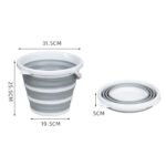 10L Collapsible Silicon Bucket