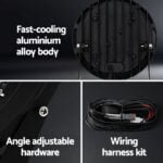 Giantz 7 Inch LED Spot/Flood Driving Lights