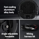 Giantz 9 Inch LED Spot/Flood Driving Lights