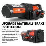 ZESUPER 3500LBS Electric Winch with Synthetic Rope