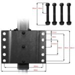 Mini Mover Gen3 12V 550W Electric Motorised Jockey Wheel – Black